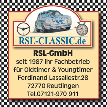 Sponsor des ACC Reutlingen e.V.: RSL Classic GmbH